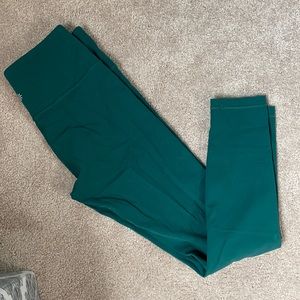 Green high waisted athleta leggings size small